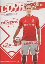 Swindon Town v Carlisle United 05-Jan-2013