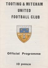 Tooting & Mitcham United v Carshalton Athletic 23-Oct-1979
