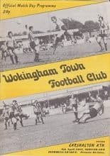 Wokingham Town v Carshalton Athletic 06-Apr-1983