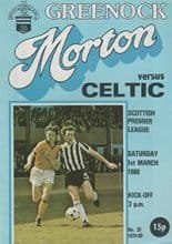 Greenock Morton v Glasgow Celtic 01-Mar-1980