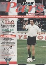 Dunfermline Athletic v Glasgow Celtic 03-Dec-1996