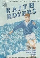 Raith Rovers v Glasgow Celtic 11-Sep-1993