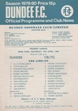 Dundee v Glasgow Celtic 19-Apr-1980