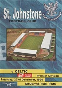 St Johnstone v Glasgow Celtic 22-Dec-1990