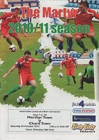 Merthyr Town v Chard Town 30-Oct-2010