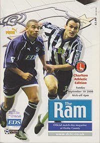 Derby County v Charlton Athletic 10-Sep-2000