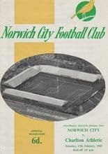 Norwich City v Charlton Athletic 13-Feb-1965