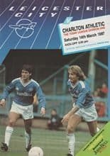 Leicester City v Charlton Athletic 14-Mar-1987