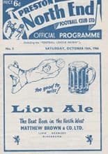 Preston North End v Charlton Athletic 15-Oct-1966