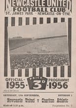 Newcastle United v Charlton Athletic 17-Sep-1955