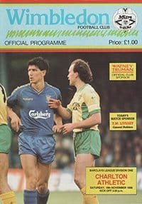 Wimbledon v Charlton Athletic 19-Nov-1988