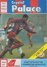 Crystal Palace v Charlton Athletic 19-Dec-1989