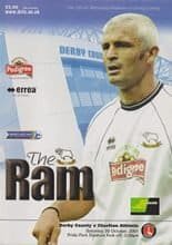 Derby County v Charlton Athletic 20-Oct-2001
