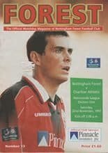 Nottingham Forest v Charlton Athletic 22-Nov-1997