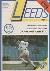 Leeds United v Charlton Athletic 23-Feb-1985