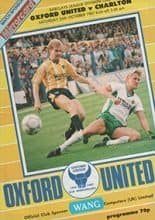 Oxford United v Charlton Athletic 24-Oct-1987