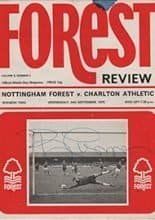 Nottingham Forest v Charlton Athletic 24-Sep-1975