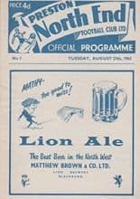 Preston North End v Charlton Athletic 27-Aug-1963