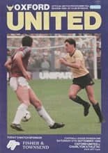 Oxford United v Charlton Athletic 27-Sep-1986