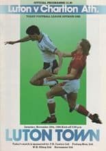 Luton Town v Charlton Athletic 29-Nov-1986