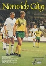 Norwich City v Charlton Athletic 09-Oct-1991