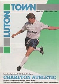 Luton Town v Charlton Athletic 09-Sep-1989