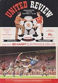Manchester United v Charlton Athletic 30-Aug-1986
