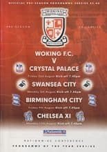 Woking v Chelsea XI 12-Aug-2002