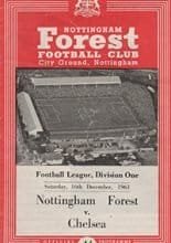 Nottingham Forest v Chelsea 16-Dec-1961