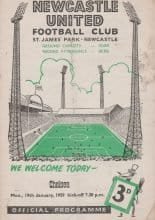 Newcastle United v Chelsea  19-Jan-1959