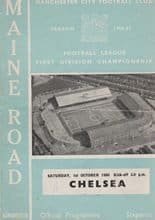 Manchester City v Chelsea 01-Oct-1966