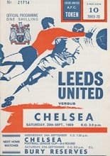 Leeds United v Chelsea 20-Sep-1969