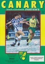 Norwich City v Chelsea 24-Jan-1987