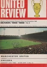 Manchester United v Chelsea 24-Aug-1968