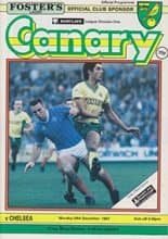 Norwich City v Chelsea 28-Dec-1987