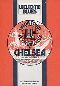 Luton Town v Chelsea 30-Aug-1975