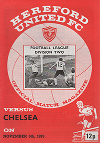 Hereford United v Chelsea 06-Nov-1976