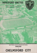 Hereford United v Chelmsford City 21-Oct-1967