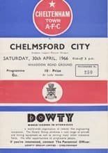 Cheltenham Town v Chelmsford City 30-Apr-1966
