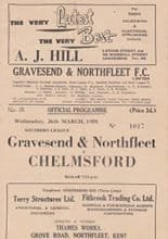Gravesend & Northfleet v Chelmsford 26-Mar-1958