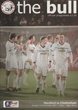 Hereford United v Cheltenham Town 11-Dec-2012