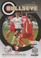 Hereford United v Cheltenham Town 13-Nov-2010