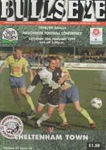 Hereford United v Cheltenham Town 20-Feb-1999
