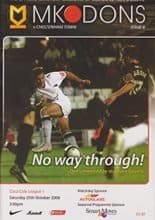 Milton Keynes Dons v Cheltenham Town 25-Oct-2008