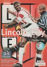 Lincoln City v Chester City 10-Jan-1998