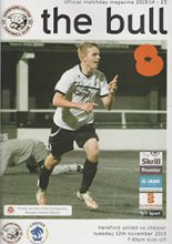 Hereford United v Chester 12-Nov-2013