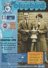 Cardiff City v Chester City 14-Nov-1998