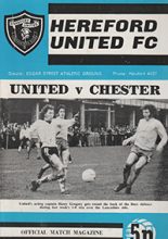 Hereford United v Chester 16-Dec-1972