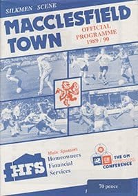 Macclesfield Town v Chester City 18-Nov-1989