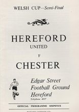 Hereford United v Chester 18-Mar-1969